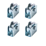 Roldana Caixa Fechada 1 1/2" V Kit Com 4unidades - 1