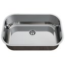 Ver imagem 1 de Cuba para Pia de Cozinha em Aço Inox N2 56x35x17cm Alto Brilho com Válvula Ghelplus Cinza