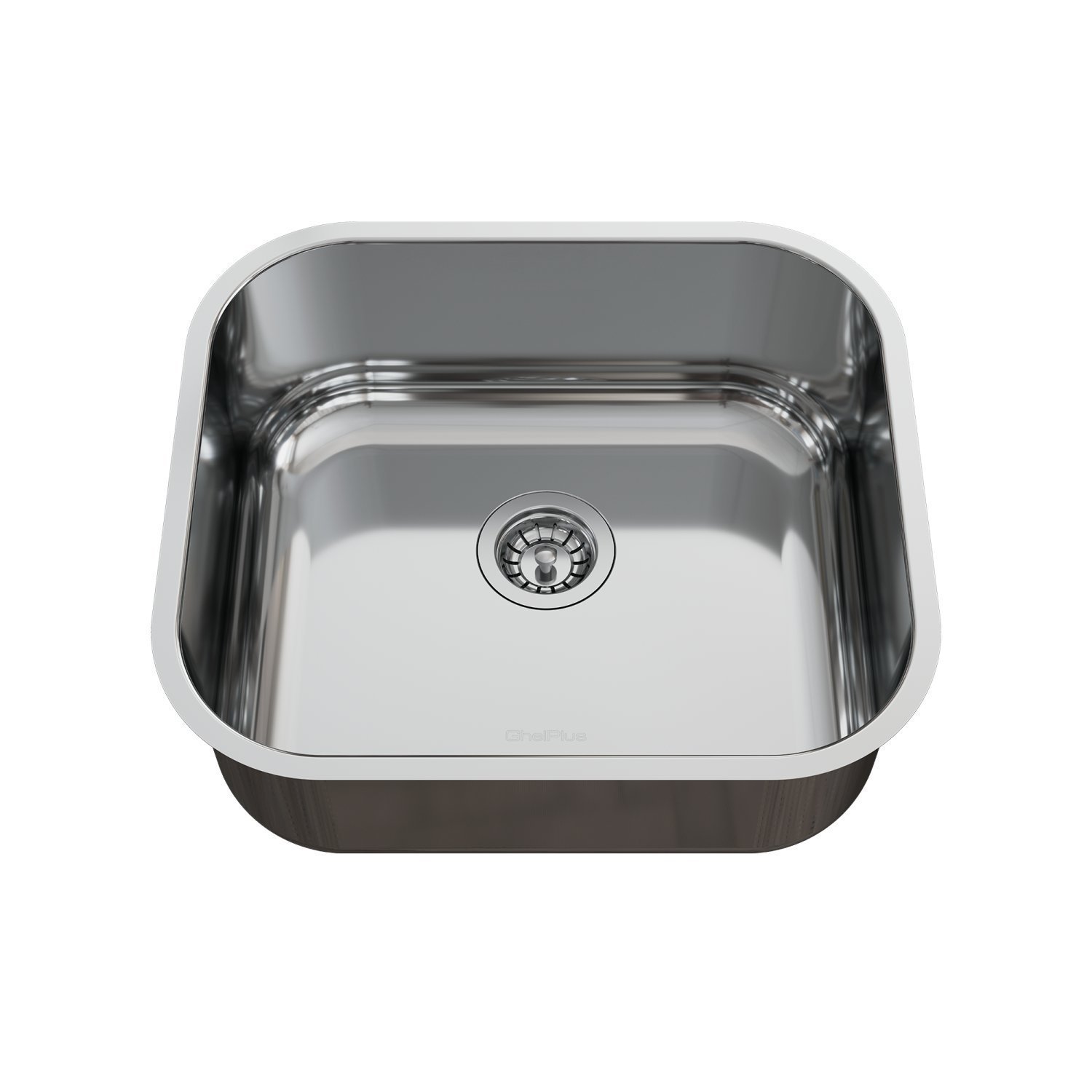 Cuba para Cozinha Pia Inox N3 40x35x15cm Alto Brilho com Válvula GhelPlus - 1