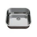 Ver imagem 1 de Cuba para Cozinha Pia Inox N3 40x35x15cm Alto Brilho com Válvula GhelPlus