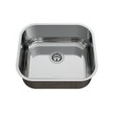 Ver imagem 1 de Cuba para Cozinha Pia Inox N3 40x35x17cm Alto Brilho com Válvula GhelPlus