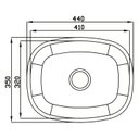 Ver imagem 2 de Cuba para Pia de Cozinha em Aço Inox N4 41x32x14cm Alto Brilho com Válvula Ghelplus Cinza