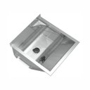 Ver imagem 1 de Tanque para Lavanderia em Aço Inox de Parede Avulso Mini com Suporte 43,8x50,6x29,4cm 32 Litros Ghel