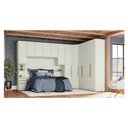 Ver imagem 3 de Quarto Modulado Casal Ambiente 3.2 New Predileto 7 Peças Areia - Henn