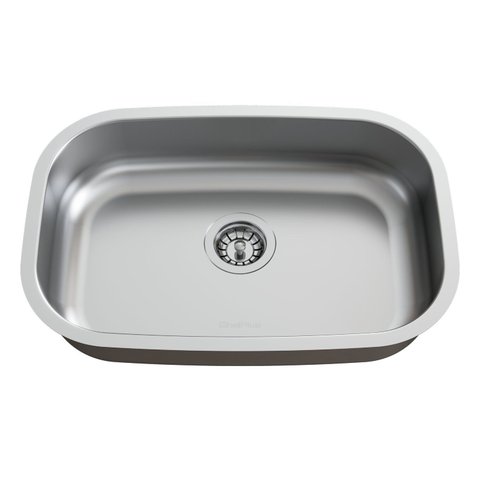 Cuba para Pia de Cozinha em Aço Inox N1 46x30x11cm com Válvula Ghelplus Cinza