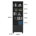 Ver imagem 4 de Livreiro Multiuso 2 Gavetas 3420 Qmovi