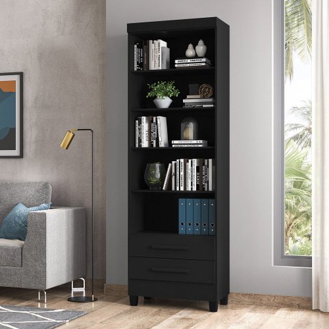 Livreiro Multiuso 2 Gavetas 3420 Qmovi