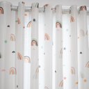 Ver imagem 3 de Cortina Tecido Microfibra 240cm X 230 Arco Iris Kids
