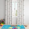 Cortina Tecido Microfibra 240cm X 230 Arco Iris Kids - 1