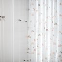 Ver imagem 4 de Cortina Tecido Microfibra 240cm X 230 Arco Iris Kids