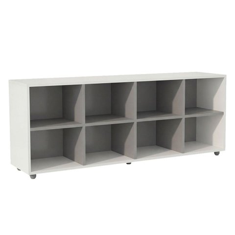 Nicho Organizador Horizontal Branco/cinza Cobalto - Movelbras