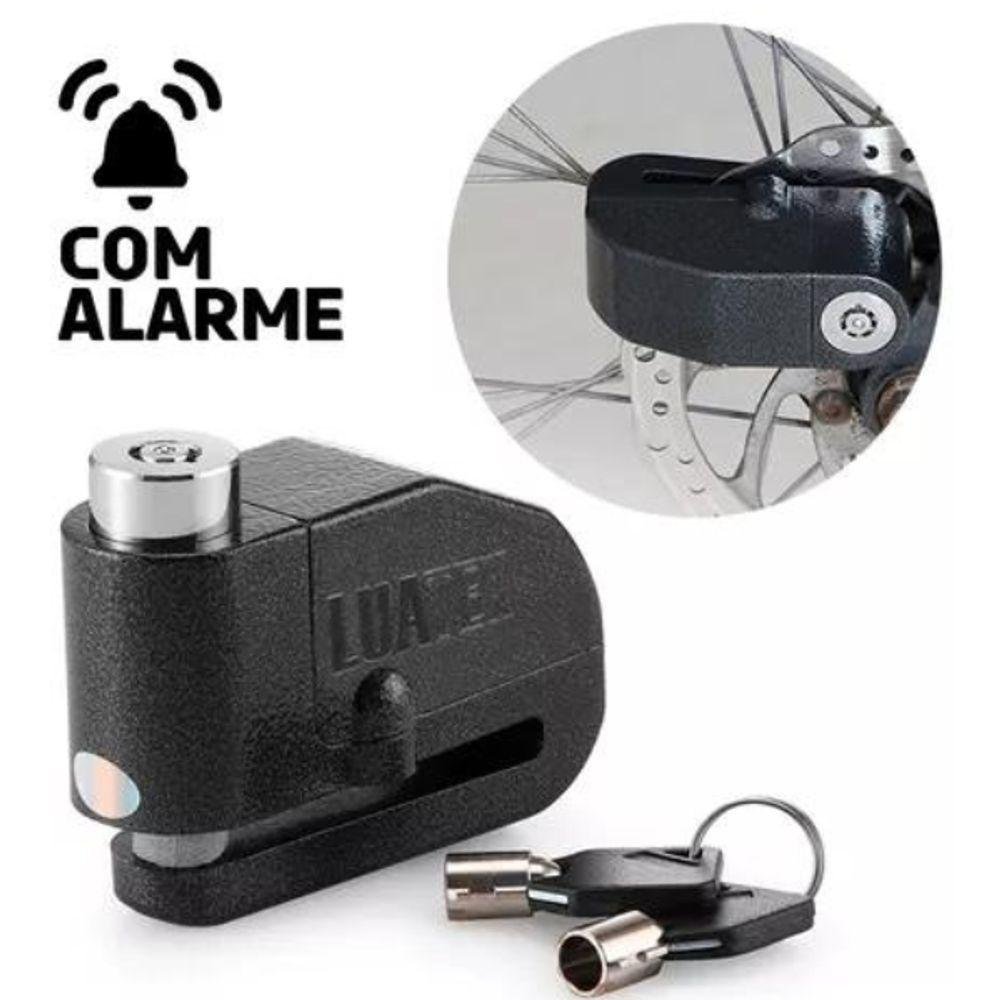 Trava Cadeado de Freio Disco com Alarme Sonoro para Moto - 3