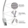 Cabo Usb-a para Usb-c Geonav 1,2m Branco - 4