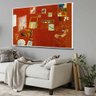 Quadro Decorativo Henri Matisse O Estúdio Ateliê Vermelho:150x100/BRANCA - 8