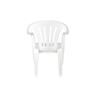 Kit 10 Cadeiras Poltronas Plásticas Branca Mor até 182kg - 5
