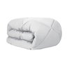 Edredom Solteiro 2,50x1,80m Naturalle Acetinado Branco - 2
