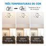 Luminária de Teto para Quarto 28w Banheiro Led C/ Três Cores - 9