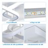 Luminária de Teto para Quarto 28w Banheiro Led C/ Três Cores - 10