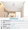 Ver imagem 7 de Luminária de Teto para Quarto 28w Banheiro Led C/ Três Cores