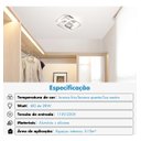 Ver imagem 7 de Luminária de Teto para Quarto 28w Banheiro Led C/ Três Cores