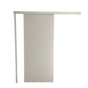 Ver imagem 1 de Porta de Correr Laqueada Cinza C/kit 210x90 Completa