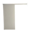 Ver imagem 2 de Porta de Correr Laqueada Cinza C/kit 210x90 Completa