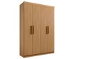 Ver imagem 1 de Guarda Roupa Solteiro 4 Portas 3 Gavetas - Colibri-cinamomo - Móveis D'doro