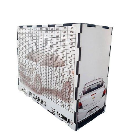 Cofre Desafio Meu Carro Dos Sonhos Meta Junte 40 Mil