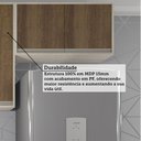 Ver imagem 5 de Cozinha Modulada Compacta 4 Peças com Tampo e Espaço para Forno e Micro-ondas Linea Luciane Móveis