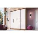 Ver imagem 2 de Guarda-roupa Casal 4 Portas 2 Gavetas Doripel Miami Marrom