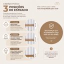 Ver mais imagens de Conjunto Berço 2 em 1 e Roupeiro 3 Portas 3 Gavetas Apolo - Branco Fosco