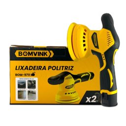 Lixadeira Politriz Automotiva 12v Recarregável com Acessórios - 3