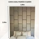 Ver imagem 3 de Cabeceira Estofada Adesiva Dominó 1,80 X 2,40