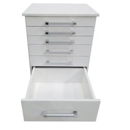 Balcão Gaveteiro Odontológico Com 6 Gavetas-armário Auxiliar - 2 Balcão Gaveteiro Odontológico Com 6 Gavetas-armário Auxiliar - 2