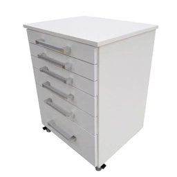 Balcão Gaveteiro Odontológico Com 6 Gavetas-armário Auxiliar - 1 Balcão Gaveteiro Odontológico Com 6 Gavetas-armário Auxiliar - 1