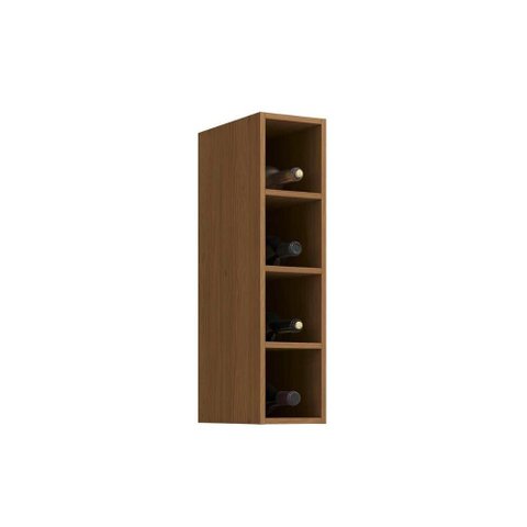 Nicho P/ Cozinha Aéreo Garrafeiro Vibra T641 20x80cm Canela - Kappesberg