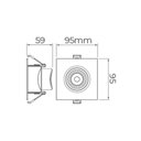 Ver imagem 4 de Spot de Led de Embutir Recuado Stella Easy Evo Mr16 Quadrado 4,5w Bivolt