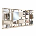 Ver imagem 3 de Módulo para Closet 4 Portas 4 Cabideiros 9 Gavetas 