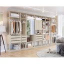 Ver imagem 1 de Módulo para Closet 4 Portas 4 Cabideiros 9 Gavetas 