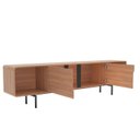 Ver imagem 4 de Rack para TV até 85 Polegadas 220cm Otto Espresso Móveis Laranja Freijó/Preto