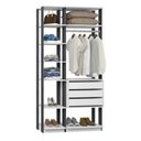 Ver imagem 1 de Módulo para Closet 6 Prateleiras 3 Gavetas