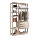 Ver imagem 1 de Módulo para Closet 6 Prateleiras 3 Gavetas