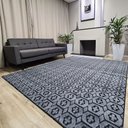 Ver imagem 3 de Tapete Carpete Sala Quarto Elegante Geométrico 2,00 X 3,00 - Cor Cinza