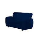 Ver imagem 1 de Capa de Sofá Coladinha Kit 2 Lugares Azul Marinho