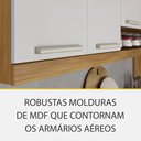 Ver imagem 2 de Cozinha Modulada 05 Peças Armário Geladeira Burguesa Premium em Mdf Nesher
