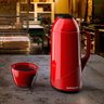 Garrafa Térmica Unitermi Roma 500ml Vidro Vermelha Compacta - 1
