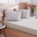 Ver imagem 1 de Jogo de Cama Queen 3 Pçs Malha Premium 145g/m² 100% Algodão 158x198x35cm Ardonos