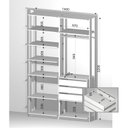 Ver imagem 4 de Módulo para Closet 6 Prateleiras 3 Gavetas 