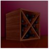 Suporte Adega De Vinho Bancada Porto para 12 Garrafas Madeira MDF - Villandry - 2