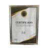 Porta Certificado, Diploma, Foto 30 X 21 Cm Moldura A4 - Prata - 1